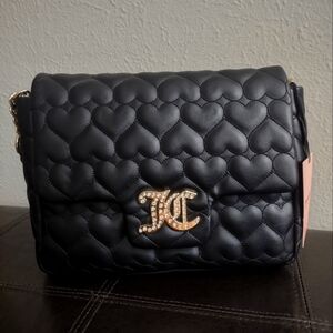 Juicy Couture Brighter Than A Diamond Quilted Heart Shoulder Bag
